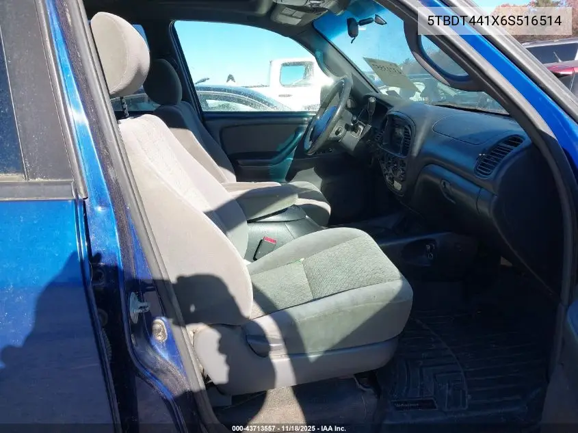 5TBDT441X6S516514 2006 Toyota Tundra Sr5 V8