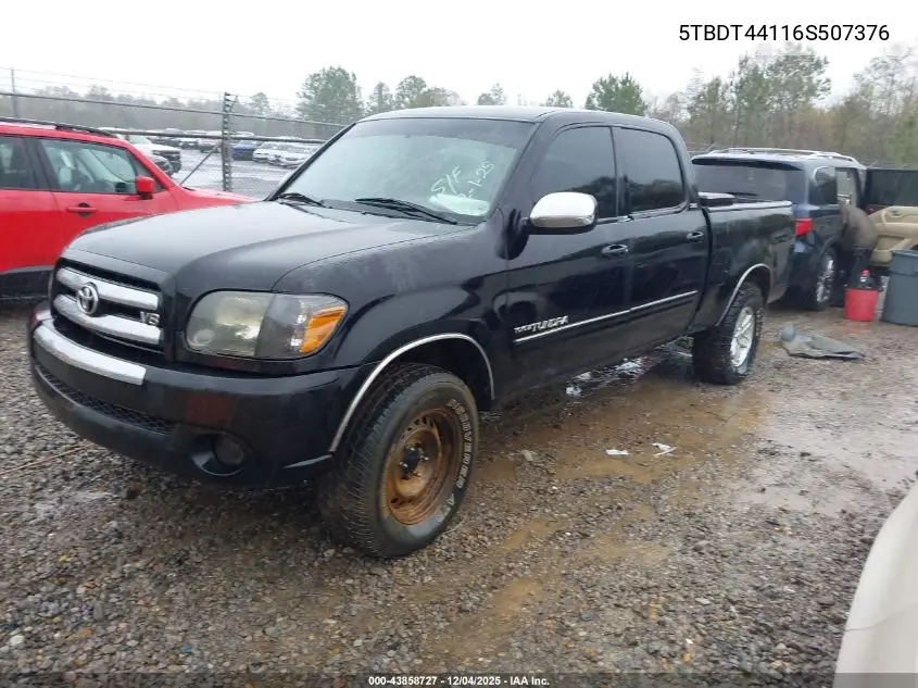 5TBDT44116S507376 2006 Toyota Tundra Sr5 V8
