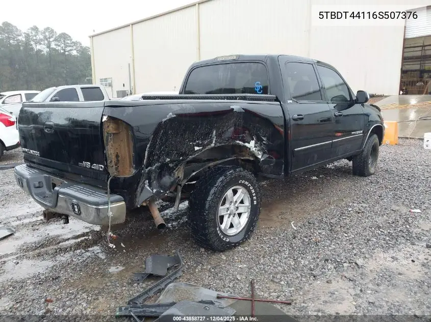 5TBDT44116S507376 2006 Toyota Tundra Sr5 V8