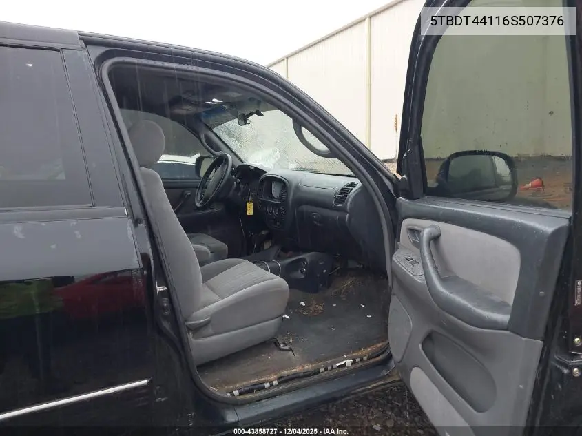 5TBDT44116S507376 2006 Toyota Tundra Sr5 V8