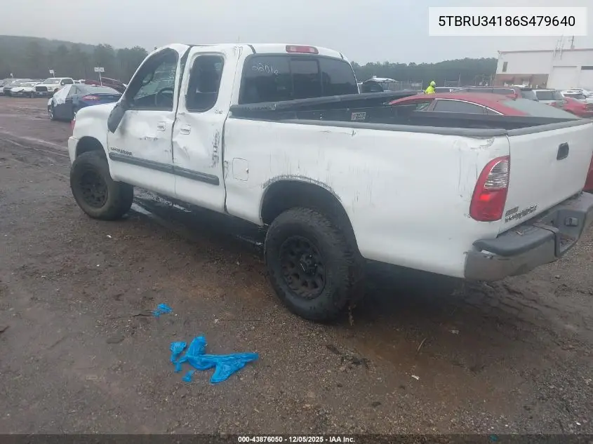 5TBRU34186S479640 2006 Toyota Tundra Sr5
