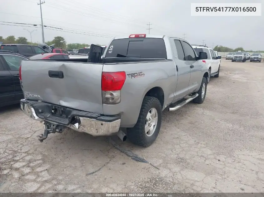 5TFRV54177X016500 2007 Toyota Tundra Sr5 V8