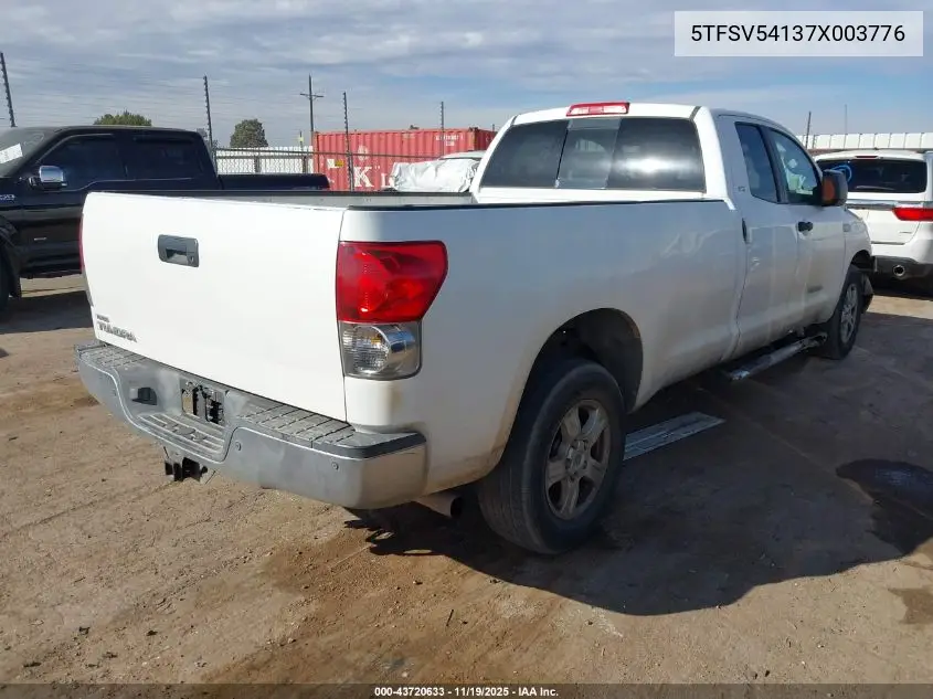 5TFSV54137X003776 2007 Toyota Tundra Sr5 5.7L V8