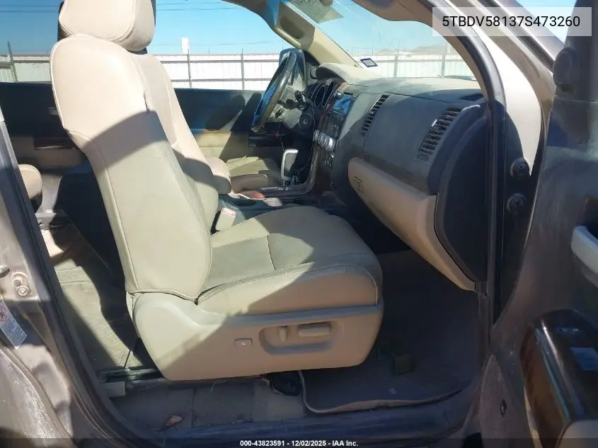 5TBDV58137S473260 2007 Toyota Tundra Limited 5.7L V8