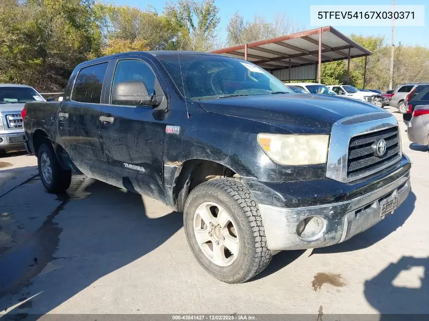 5TFEV54167X030371 2007 Toyota Tundra Sr5 5.7L V8