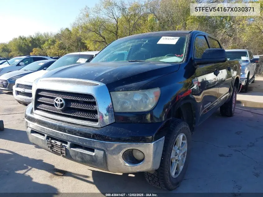 5TFEV54167X030371 2007 Toyota Tundra Sr5 5.7L V8