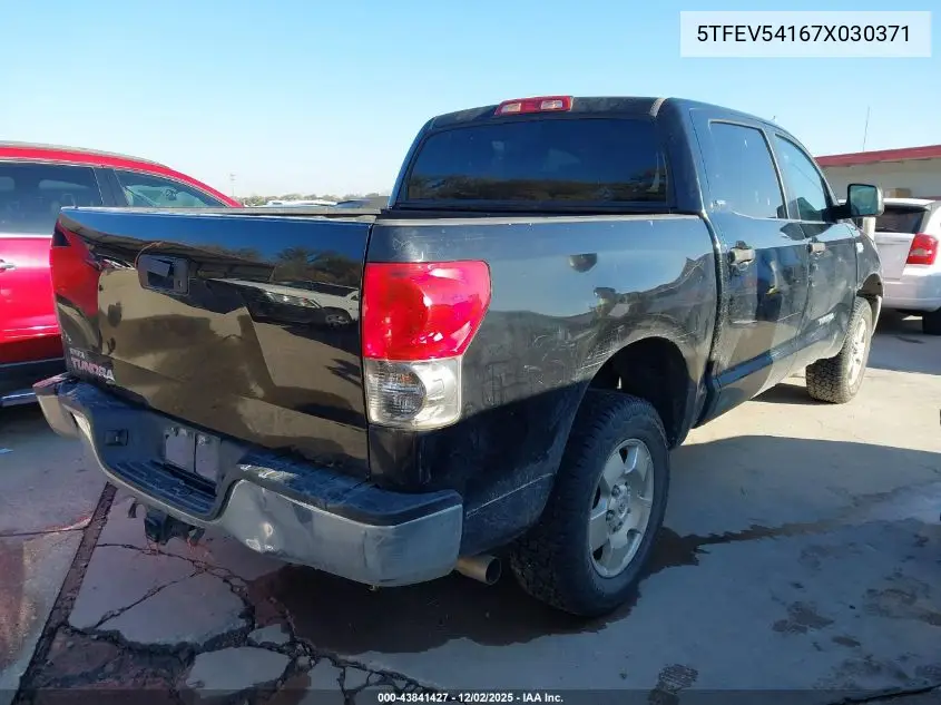 5TFEV54167X030371 2007 Toyota Tundra Sr5 5.7L V8