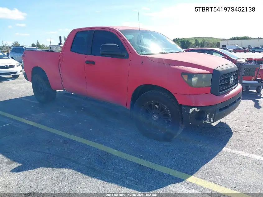 5TBRT54197S452138 2007 Toyota Tundra Sr5 4.7L V8