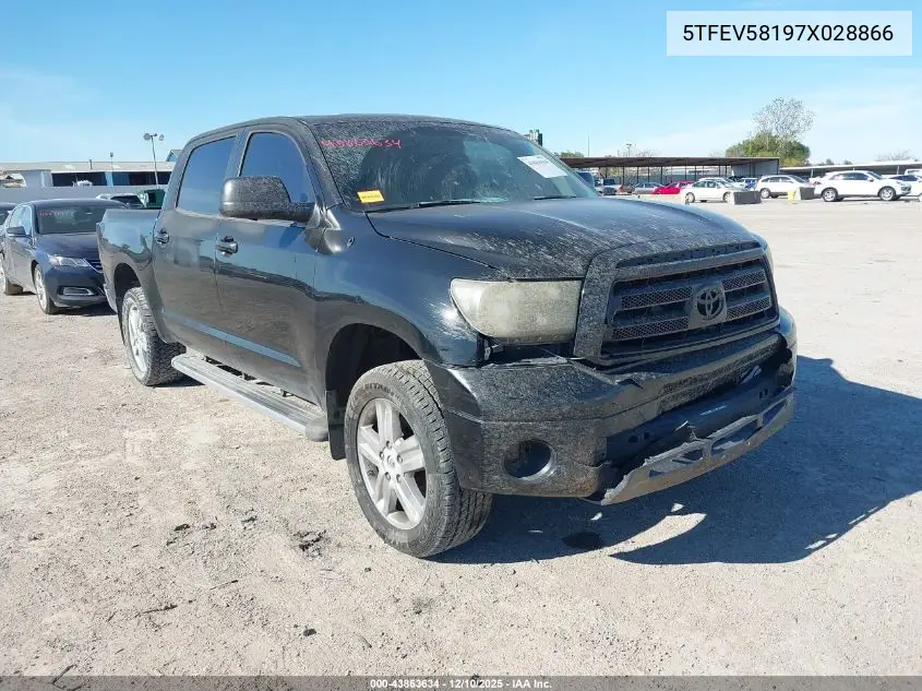 5TFEV58197X028866 2007 Toyota Tundra Limited 5.7L V8