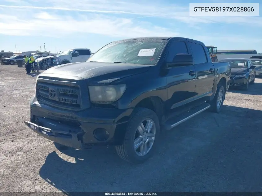 5TFEV58197X028866 2007 Toyota Tundra Limited 5.7L V8