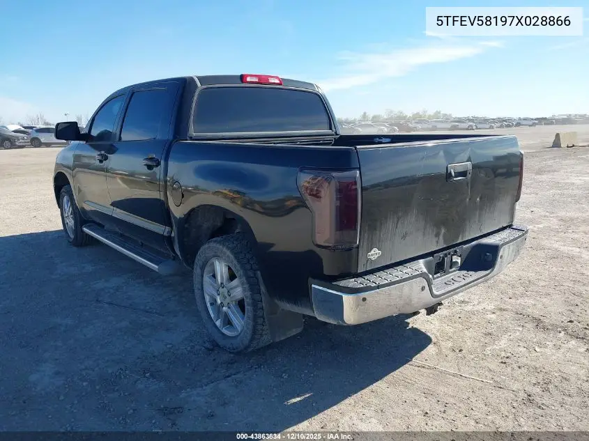 5TFEV58197X028866 2007 Toyota Tundra Limited 5.7L V8