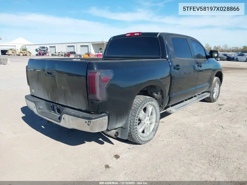 5TFEV58197X028866 2007 Toyota Tundra Limited 5.7L V8