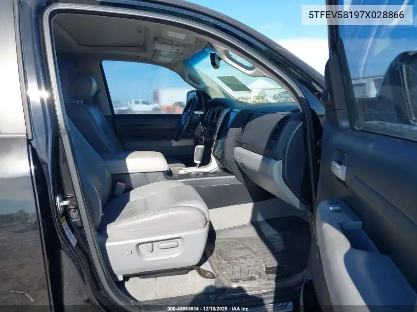 5TFEV58197X028866 2007 Toyota Tundra Limited 5.7L V8