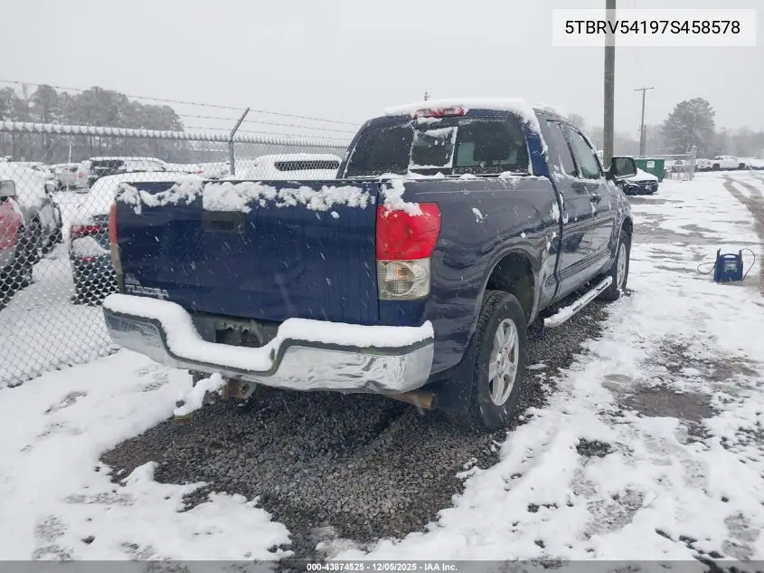 5TBRV54197S458578 2007 Toyota Tundra Sr5 V8