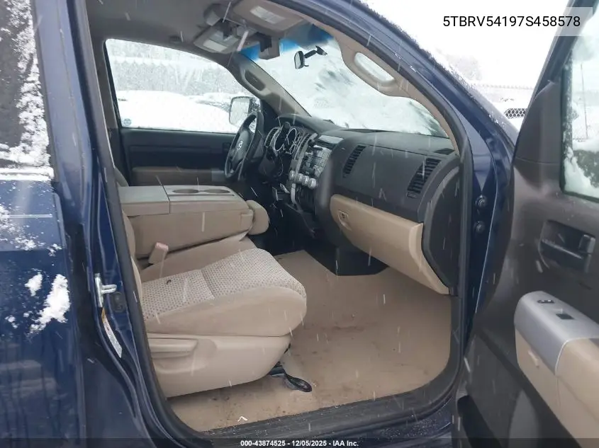 5TBRV54197S458578 2007 Toyota Tundra Sr5 V8