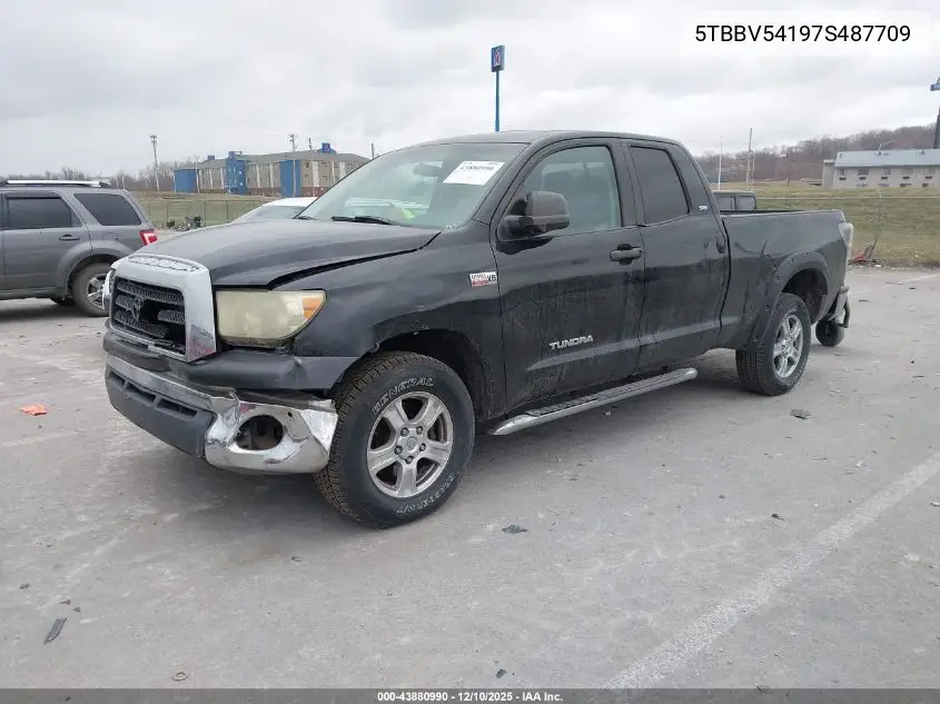 5TBBV54197S487709 2007 Toyota Tundra Sr5 5.7L V8