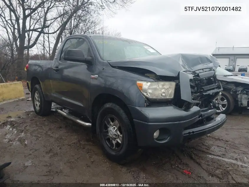 5TFJV52107X001482 2007 Toyota Tundra Base 5.7L V8