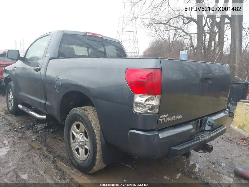 5TFJV52107X001482 2007 Toyota Tundra Base 5.7L V8