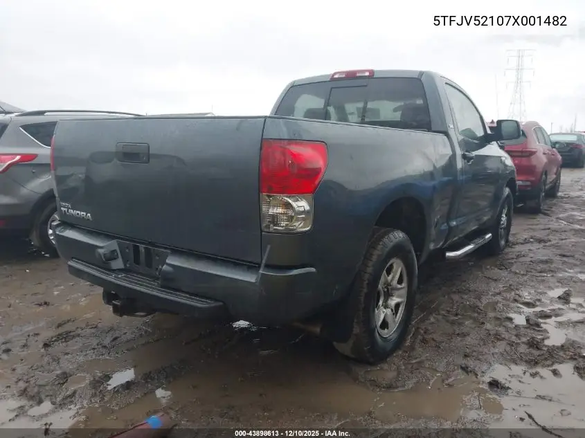 5TFJV52107X001482 2007 Toyota Tundra Base 5.7L V8