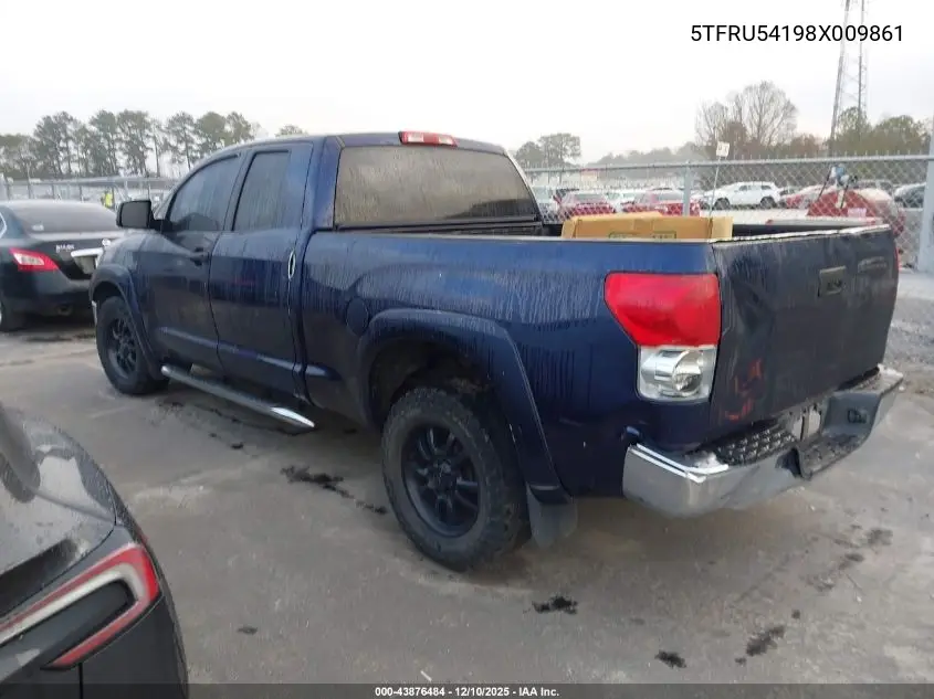 5TFRU54198X009861 2008 Toyota Tundra Sr5 V6