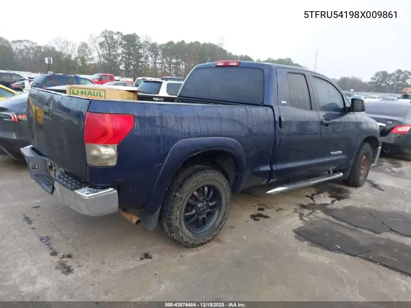 5TFRU54198X009861 2008 Toyota Tundra Sr5 V6