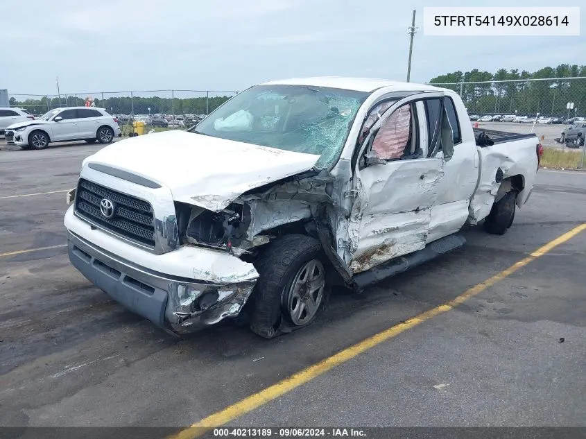 5TFRT54149X028614 2009 Toyota Tundra Grade 4.7L V8