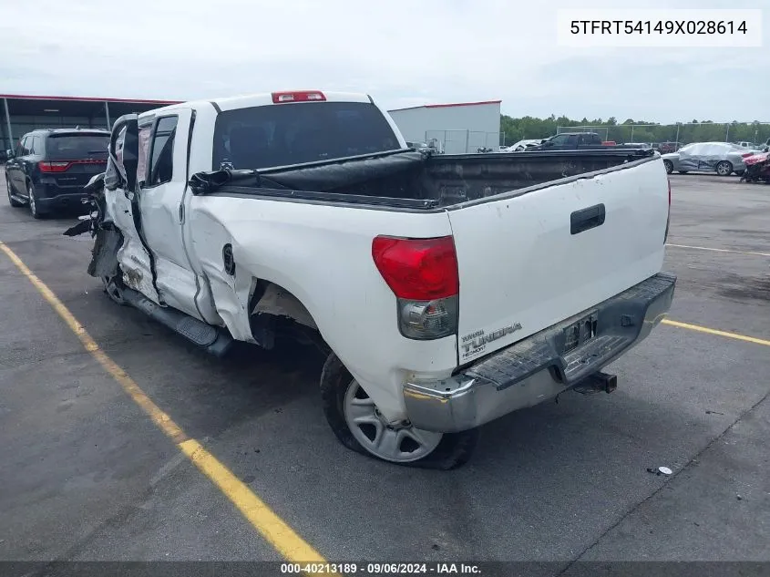 2009 Toyota Tundra Grade 4.7L V8 VIN: 5TFRT54149X028614 Lot: 40213189