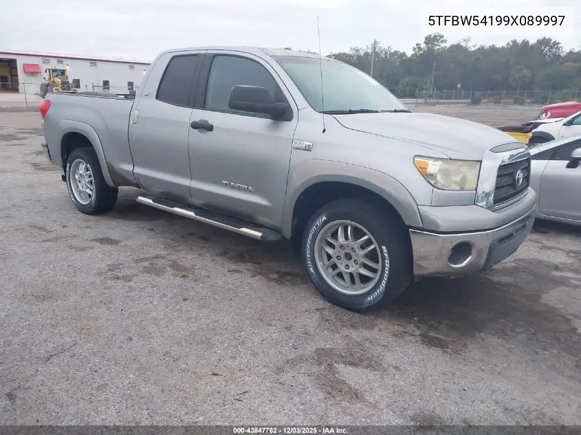 5TFBW54199X089997 2009 Toyota Tundra Sr5 5.7L V8