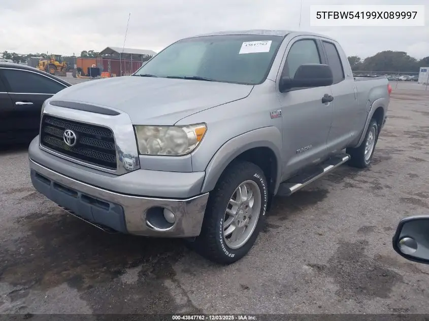 5TFBW54199X089997 2009 Toyota Tundra Sr5 5.7L V8