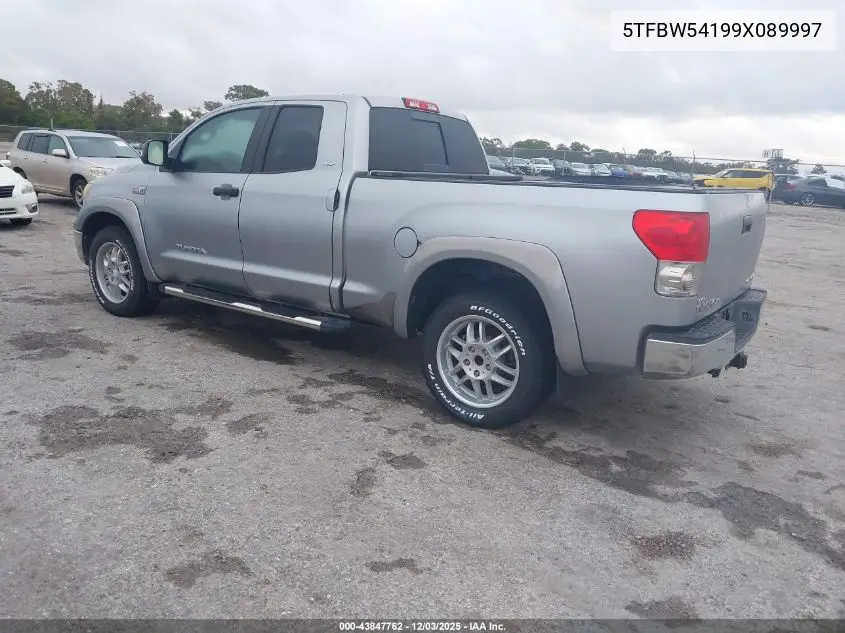 5TFBW54199X089997 2009 Toyota Tundra Sr5 5.7L V8