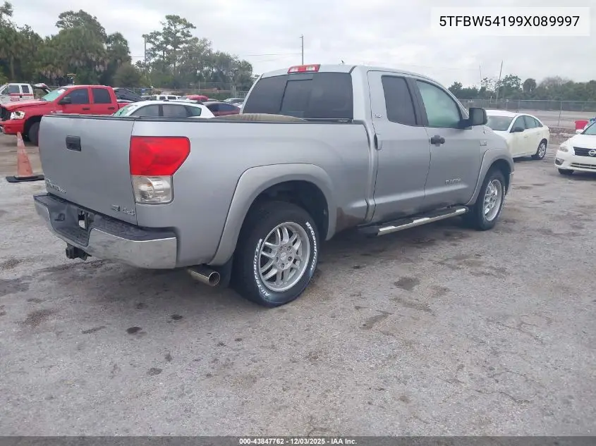 5TFBW54199X089997 2009 Toyota Tundra Sr5 5.7L V8