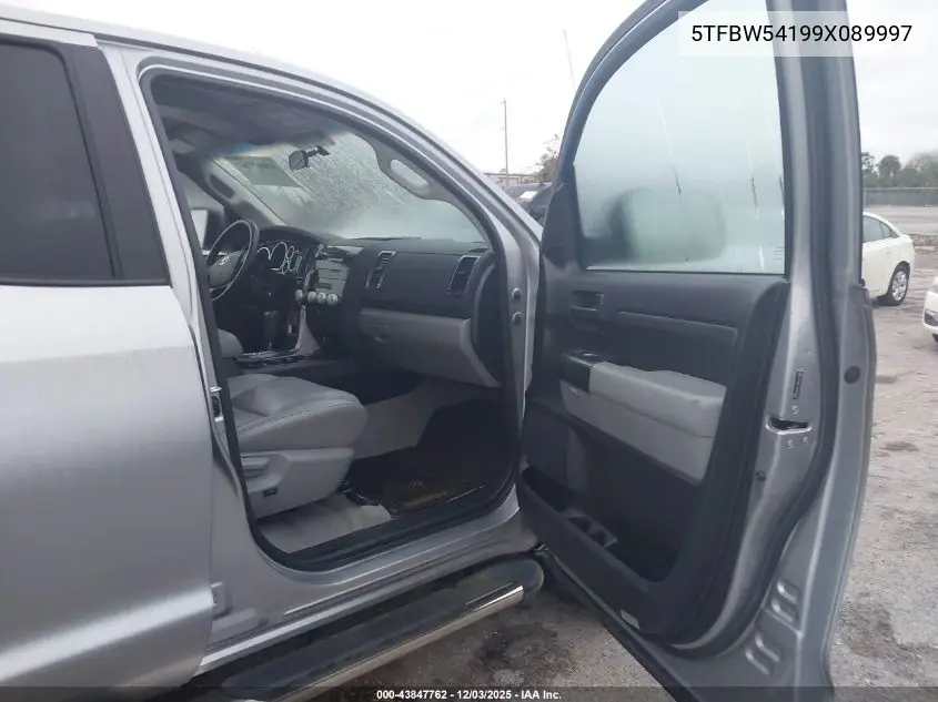 5TFBW54199X089997 2009 Toyota Tundra Sr5 5.7L V8