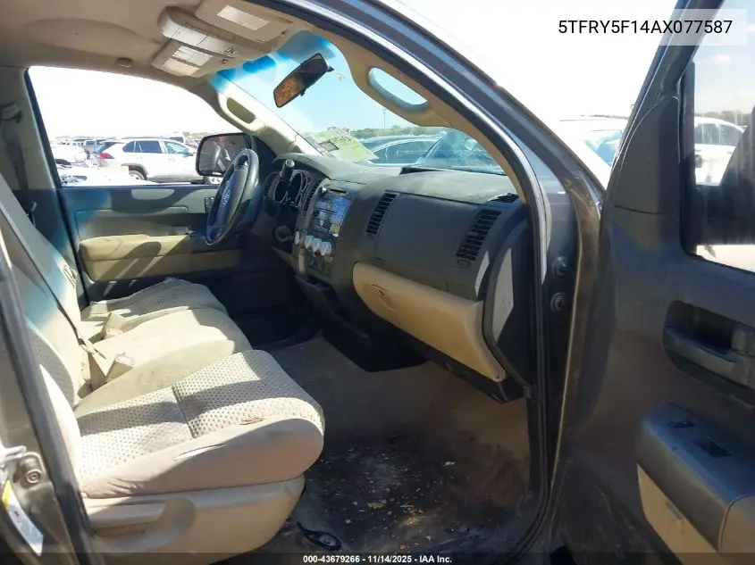 5TFRY5F14AX077587 2010 Toyota Tundra Grade 5.7L V8
