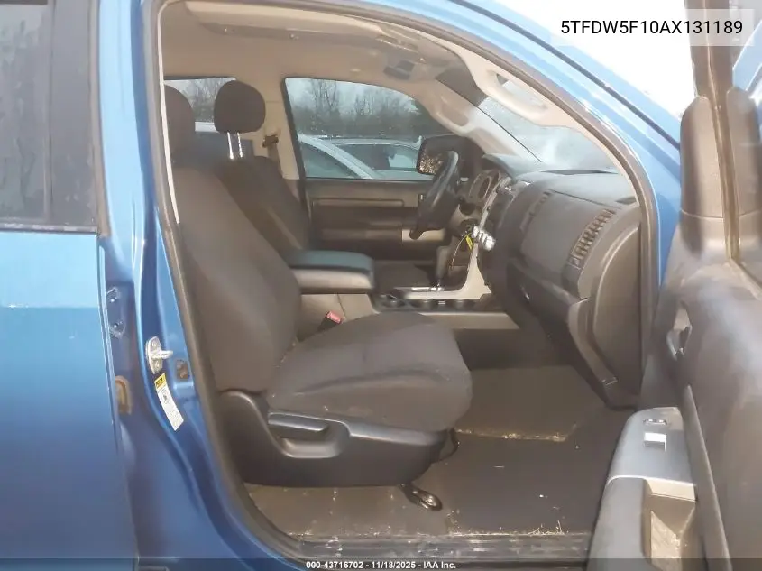 5TFDW5F10AX131189 2010 Toyota Tundra Grade 5.7L V8