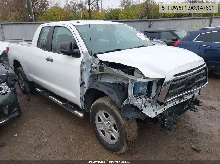 5TFUW5F13AX147631 2010 Toyota Tundra Grade 5.7L V8