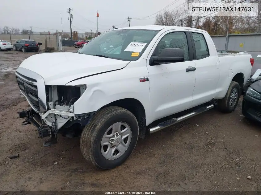 5TFUW5F13AX147631 2010 Toyota Tundra Grade 5.7L V8