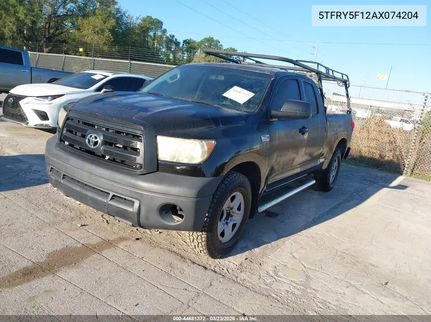 5TFRY5F12AX074204 2010 Toyota Tundra Grade 5.7L V8