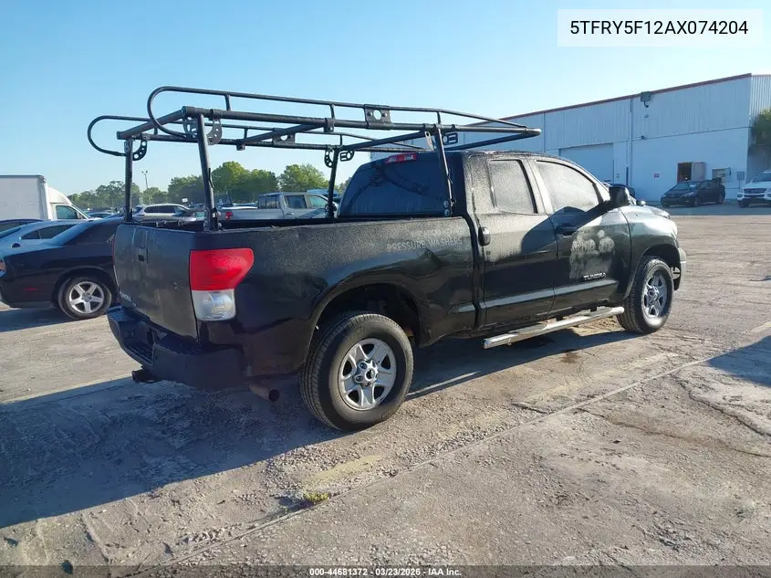 5TFRY5F12AX074204 2010 Toyota Tundra Grade 5.7L V8