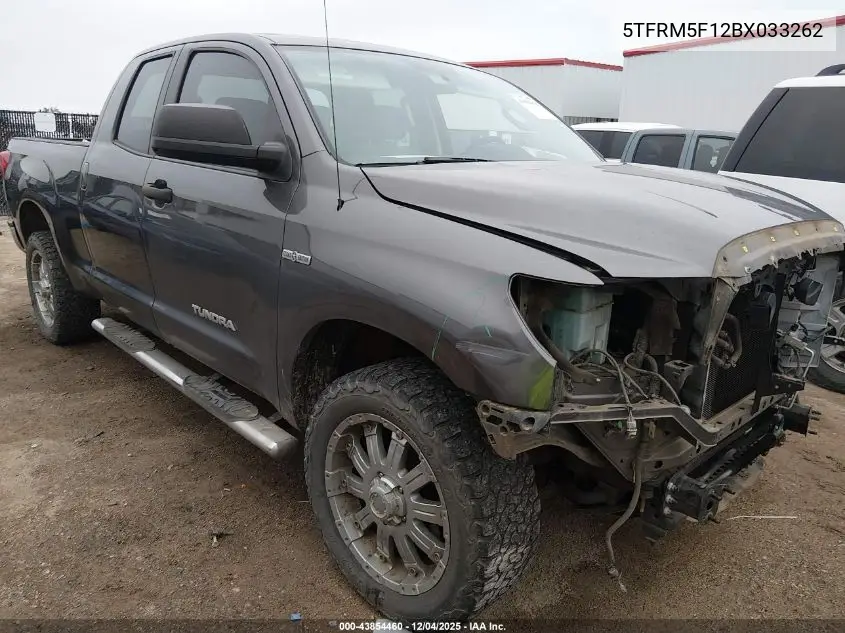 5TFRM5F12BX033262 2011 Toyota Tundra Grade 4.6L V8