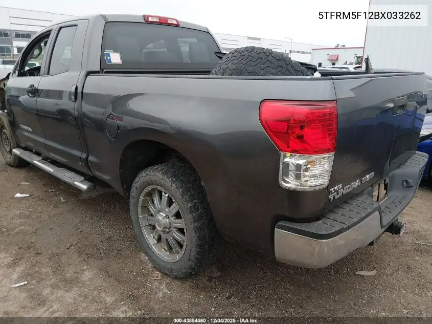 5TFRM5F12BX033262 2011 Toyota Tundra Grade 4.6L V8
