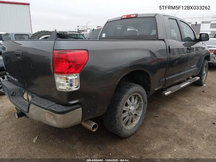 5TFRM5F12BX033262 2011 Toyota Tundra Grade 4.6L V8