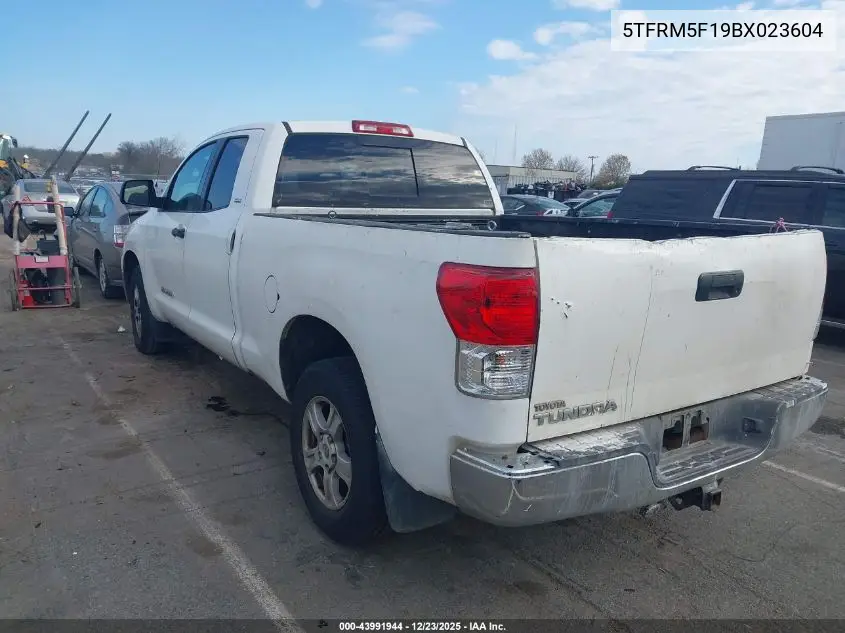 5TFRM5F19BX023604 2011 Toyota Tundra Grade 4.6L V8