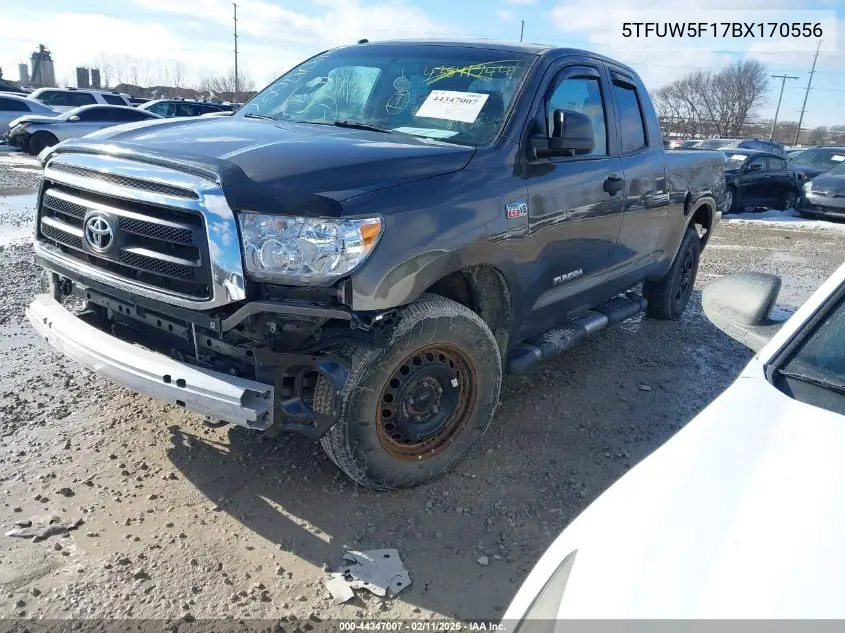 5TFUW5F17BX170556 2011 Toyota Tundra Grade 5.7L V8