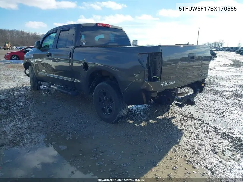 5TFUW5F17BX170556 2011 Toyota Tundra Grade 5.7L V8