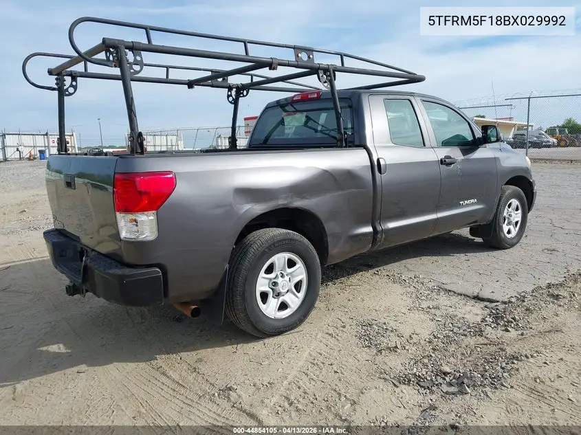 5TFRM5F18BX029992 2011 Toyota Tundra Grade 4.6L V8