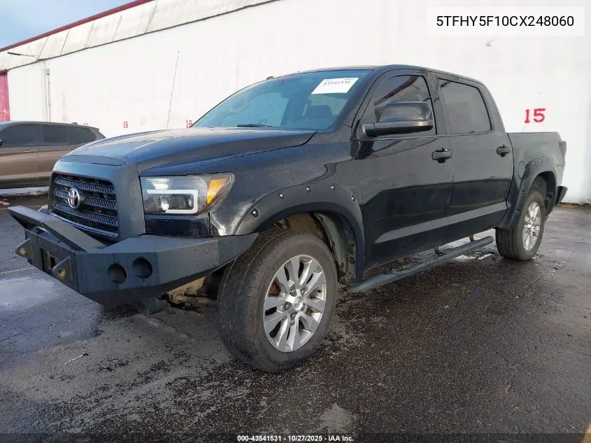 5TFHY5F10CX248060 2012 Toyota Tundra Limited 5.7L V8