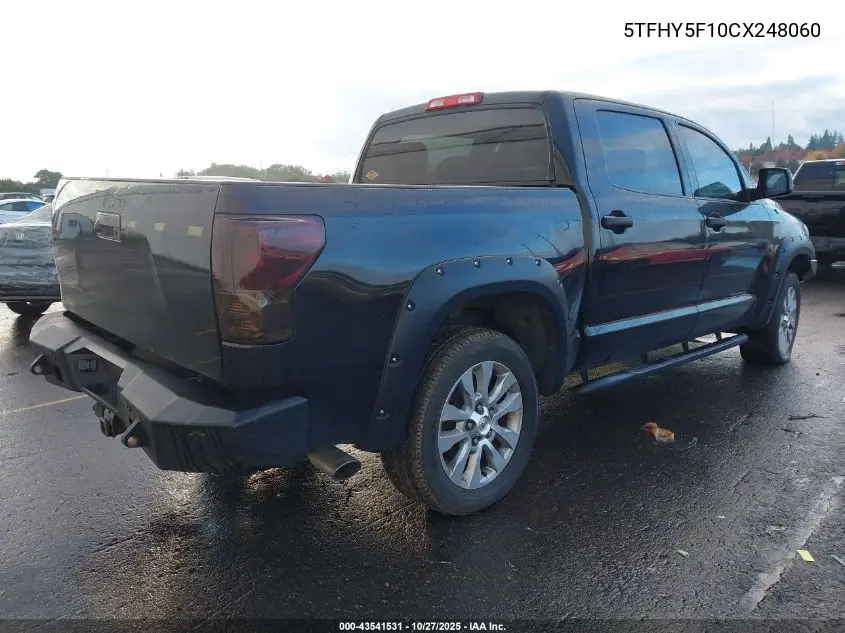 5TFHY5F10CX248060 2012 Toyota Tundra Limited 5.7L V8