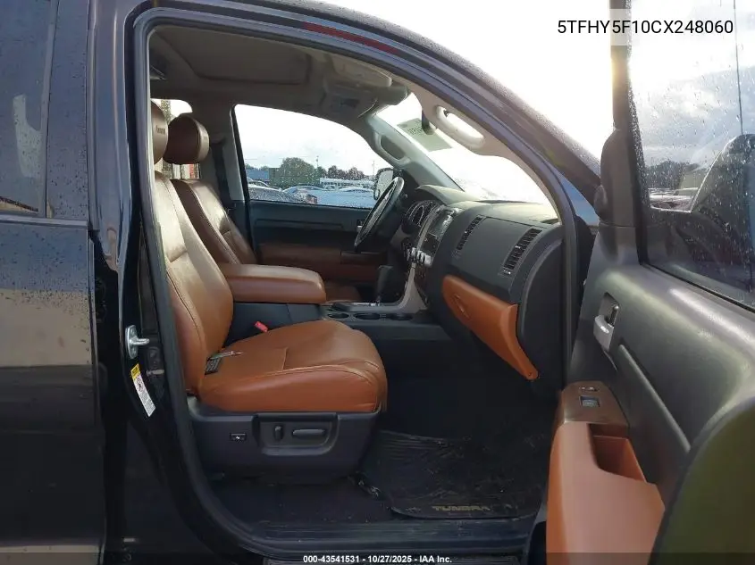 5TFHY5F10CX248060 2012 Toyota Tundra Limited 5.7L V8