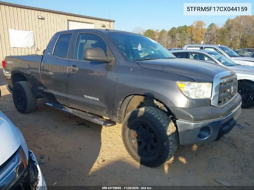 5TFRM5F17CX044159 2012 Toyota Tundra Grade 4.6L V8