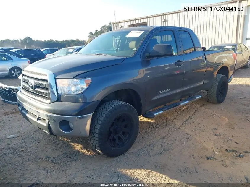 5TFRM5F17CX044159 2012 Toyota Tundra Grade 4.6L V8